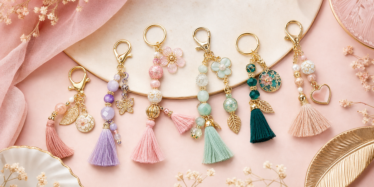 Handmade keychains collection by Moon Kissed Jewels & More