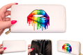 Rainbow Kiss Zip-Around Wallet