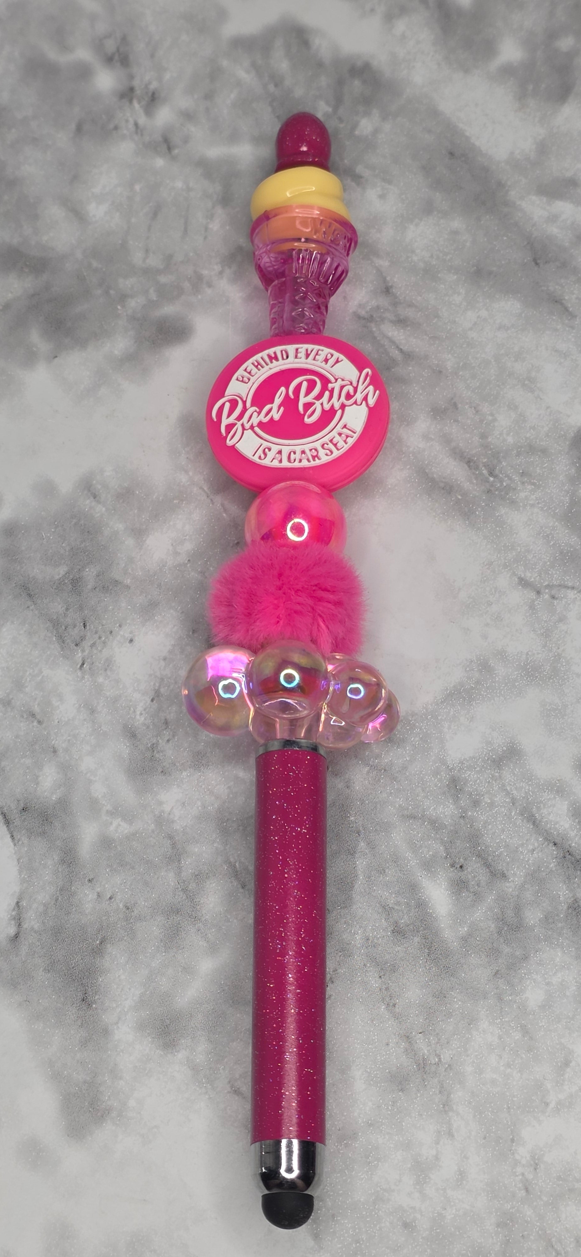 Behind Every Bad B*tch Is a Car Seat” Stylus Pen – Sassy Mom Touchscreen Pen