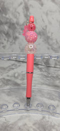 Pink Glam Beaded Pen – Sparkle Handmade Decorative Pen