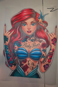 🧜‍♀️ Punky Power Mermaid DTF Heat Transfer