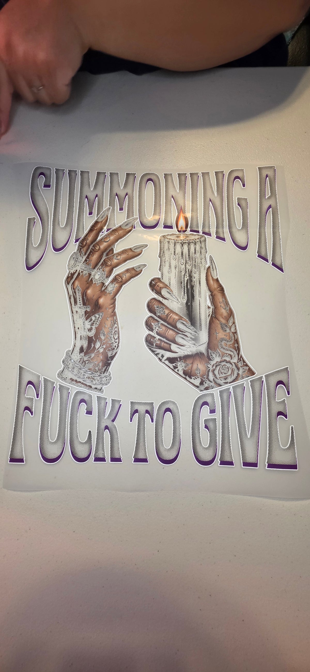 Summoning a Fuck to Give – Witchy Graphic Shirt 🔮🕯️