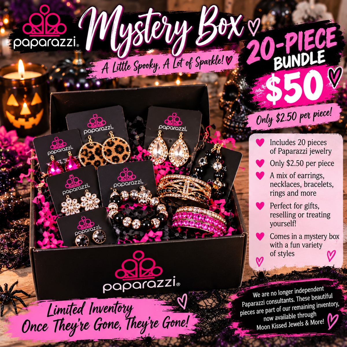 20-Piece Mystery Jewelry Box — Only $50! 💖🎃