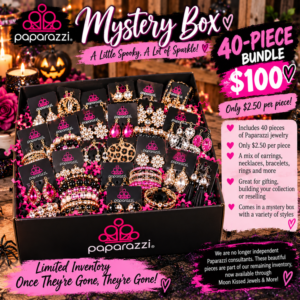 40-Piece Mystery Jewelry Box — Only $100! 💜🎃