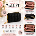 Midnight Luxe Double-Zip Wallet