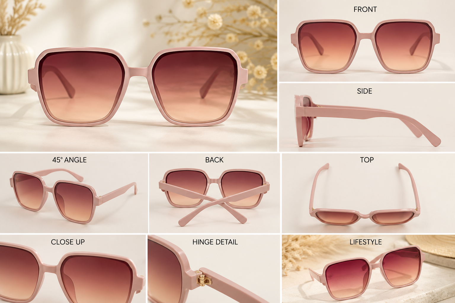 Blush Sunset Sunglasses