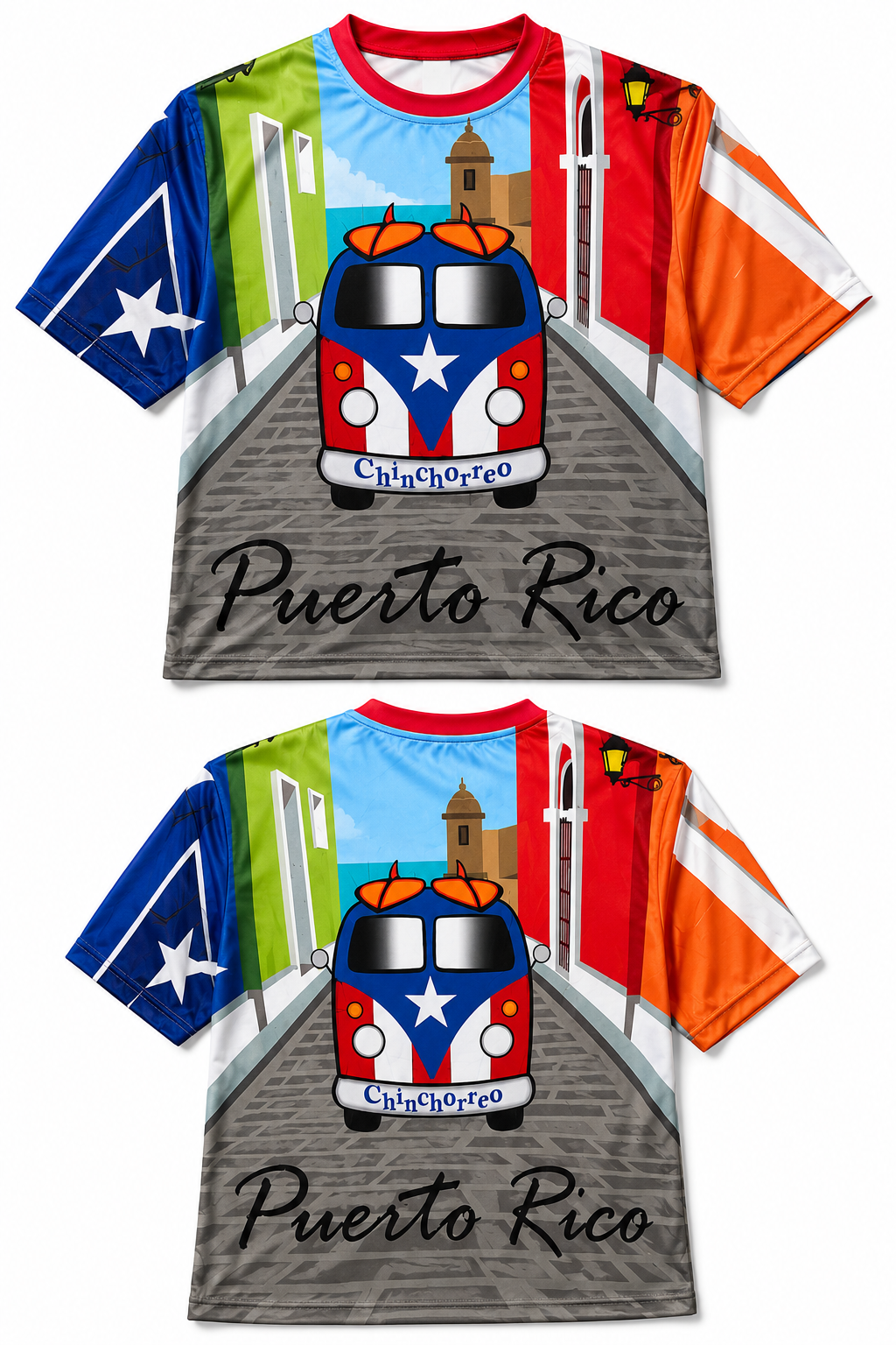 Puerto Rico "Chinchorreo" Performance Tee