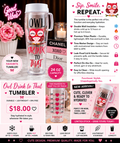 Owl "Drink to That" Motivational Water Bottle – 24 oz