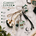 Coffee Lover Charm Keychain