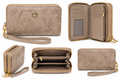 Desert Rose Double Zip Wallet