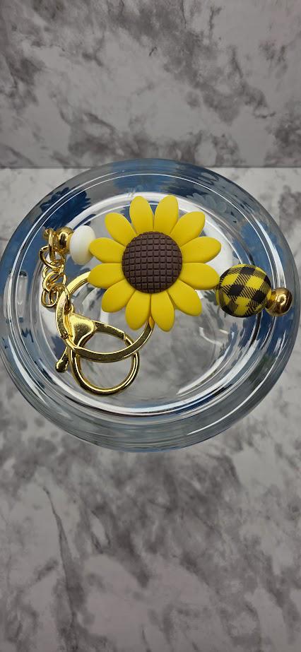 Sunflower Keychain