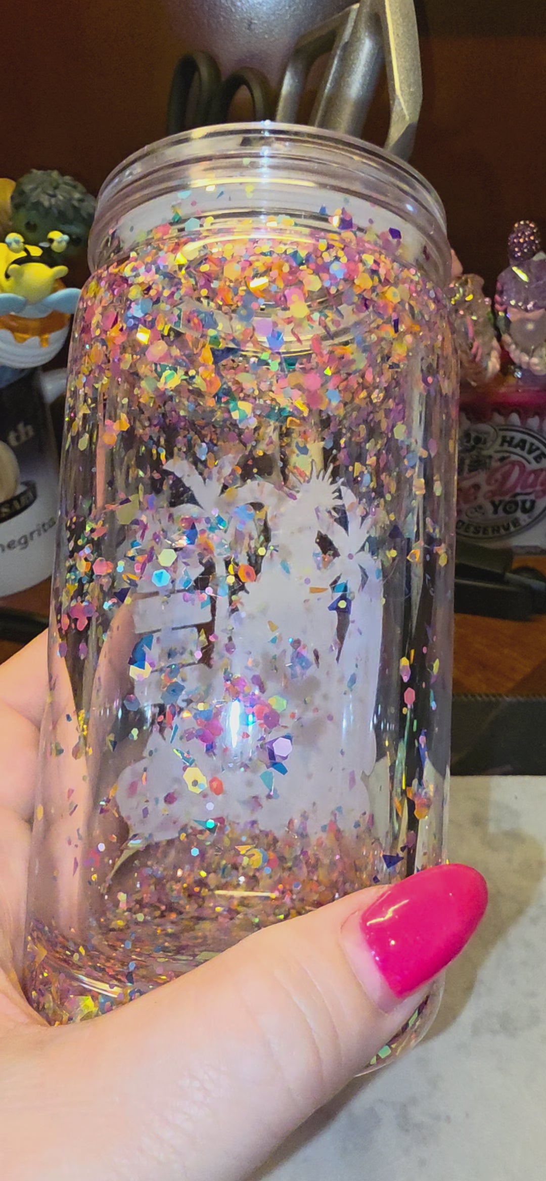 Tropical Paradise Snow Globe Cup