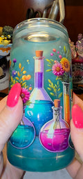 🧪 Blooming Science Snow Globe Cup – 16 oz