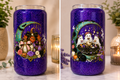 Purple Enchanted Halloween Glitter Tumbler 🎃👻💜